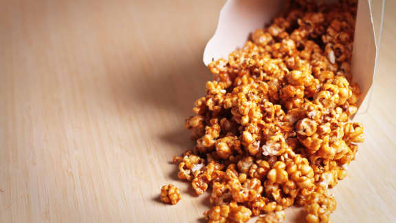 Popcorn au caramel de Mme Bilodeau