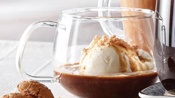 Affogato à l'amaretto