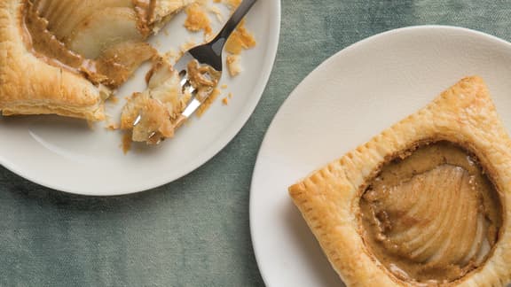 Tartelettes à la poire et à l'amande