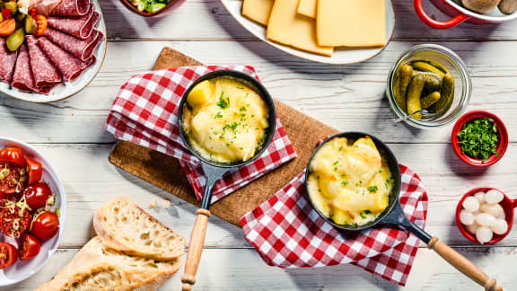 Raclette-déjeuner