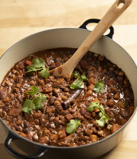 Choco-chili végétarien