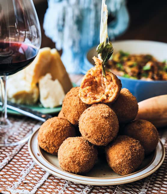 Arancini tomate et mozzarella