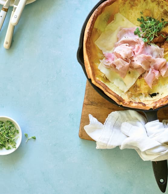 Crêpe Dutch jambon, fromage et cresson