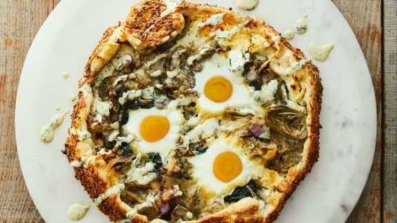 Recette: Tarte déjeuner aux artichauts pour faire différent au brunch