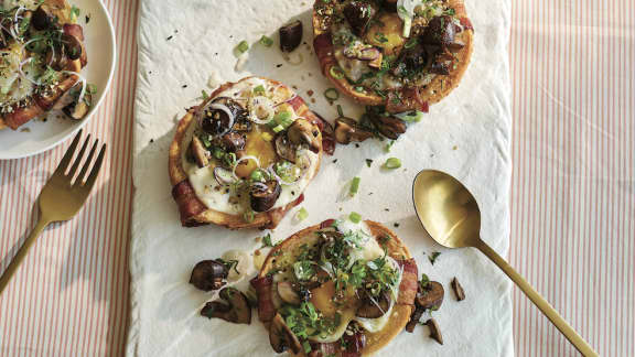 Samedi matin : Egg in a hole au Air Fryer