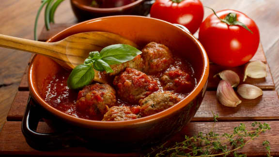 Boulettes à la sauce tomate