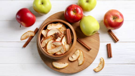 Chips de pelures de pomme
