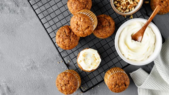 Muffins à l'érable et aux carottes