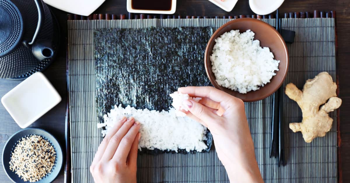 Riz japonais au vinaigre de riz pour sushi et maki - Recette i