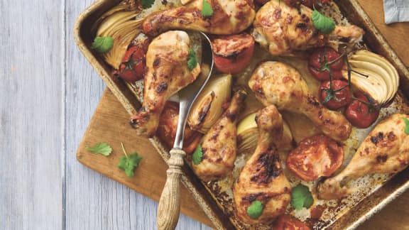 Combien de calories dans la poitrine, les cuisses et les pilons de poulet?