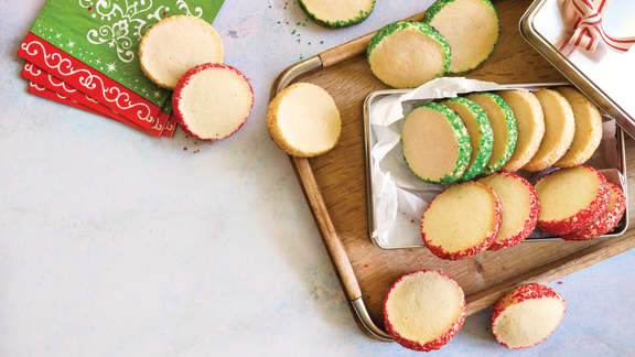 Sablés au beurre et au sucre coloré