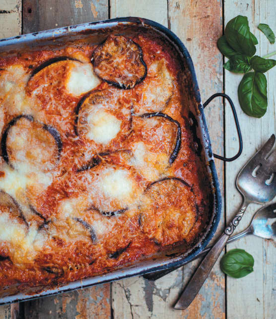 Aubergines parmigiana