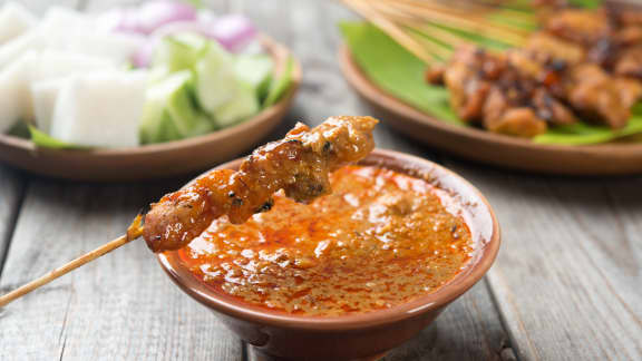 Satay de poulet