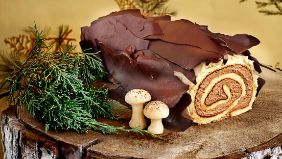 Comment rouler une bûche de Noël