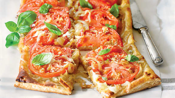 Tarte à la tomate et au fromage Oka