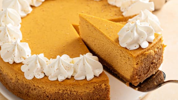 Gâteau au fromage à la citrouille