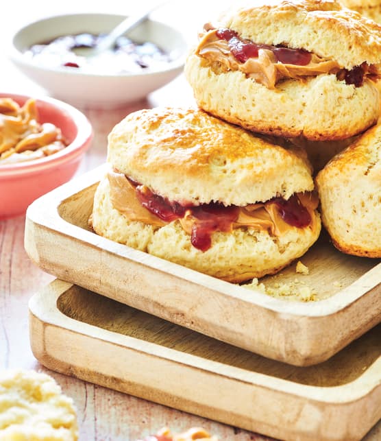 Scones au beurre d'arachide