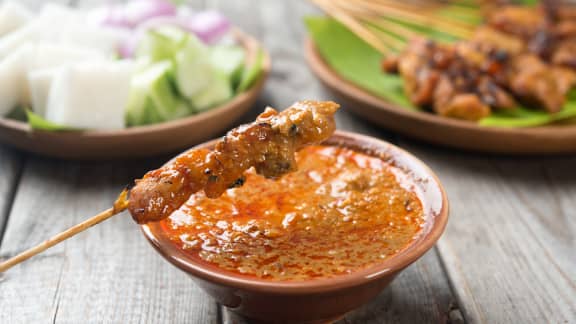 Satay de poulet