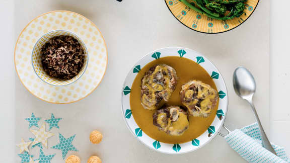 Osso buco de porc au lait de coco et à la citronnelle