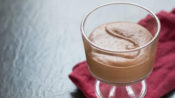 Mousse au chocolat sans oeufs