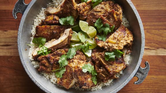 Poulet tandoori au four