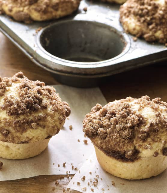 Muffins à la cannelle, style coffee cake