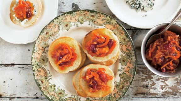 Marmelade de clémentines et canneberges