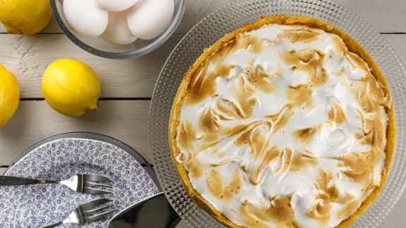 Tarte au citron meringuée