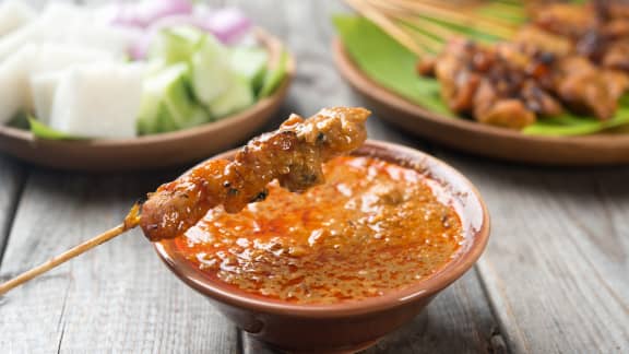 Lundi : Satay de poulet