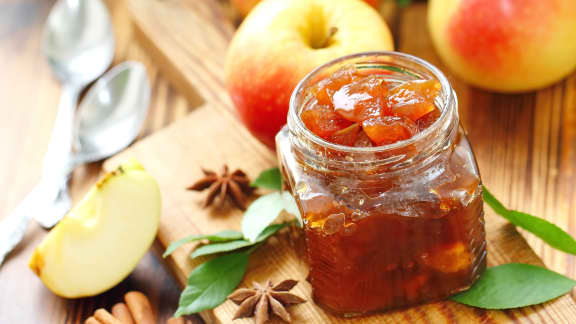 Conserve de pommes à la cannelle