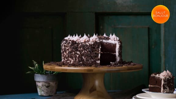 Gâteau au chocolat décadent