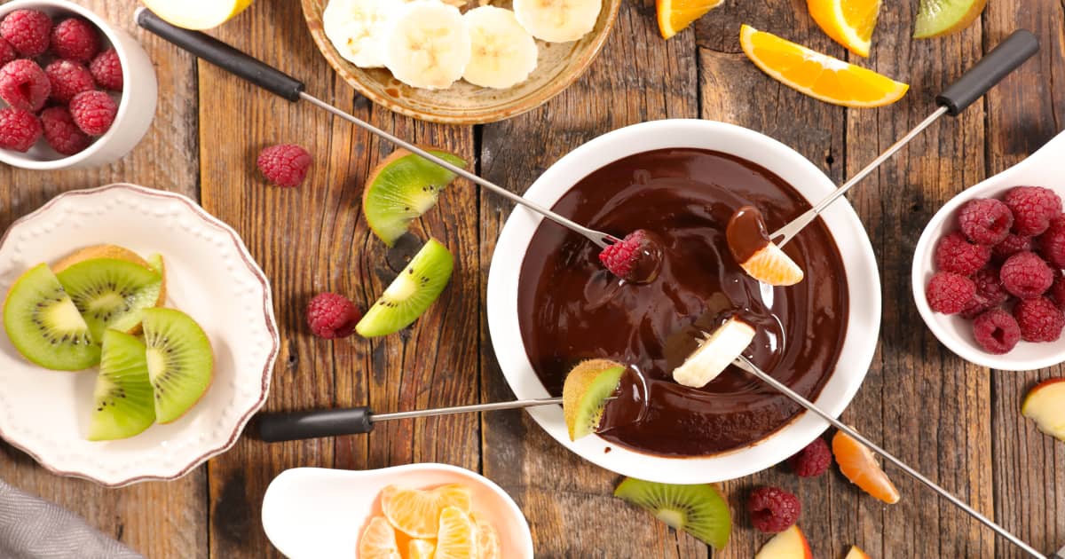 6 recettes de fondues au chocolat simples
