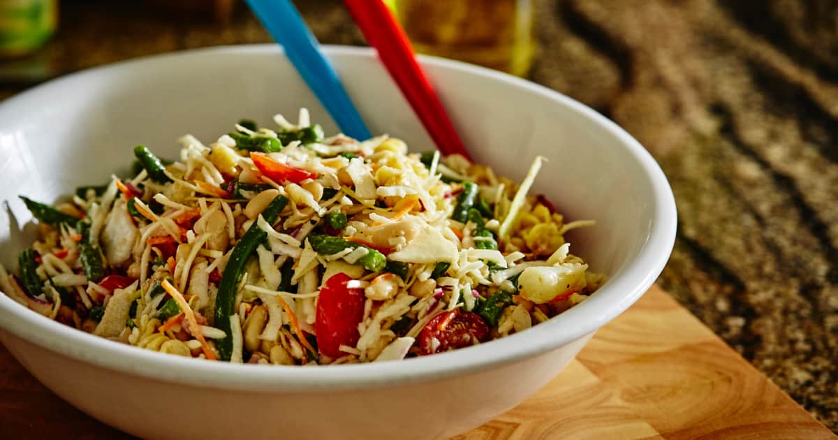 Recette de salade aux haricots et au chou-fleur | Zeste