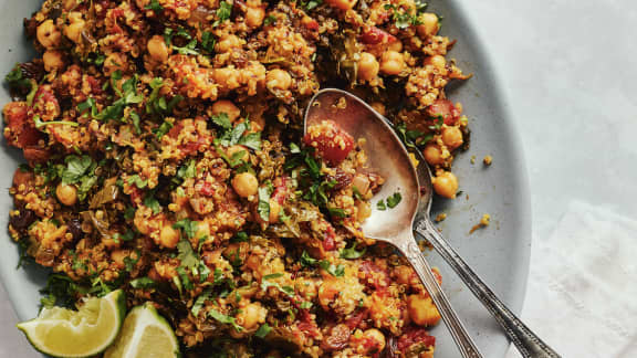 Mardi : Casserole one pot de quinoa aux légumes épicés