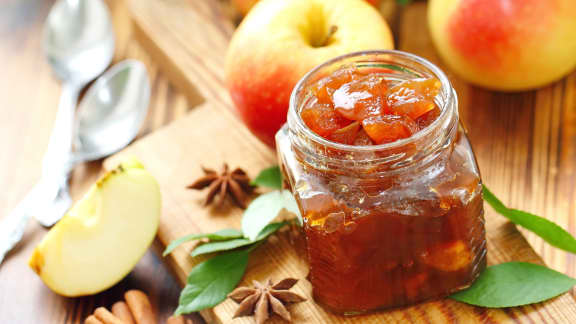 Conserve de pommes à la cannelle