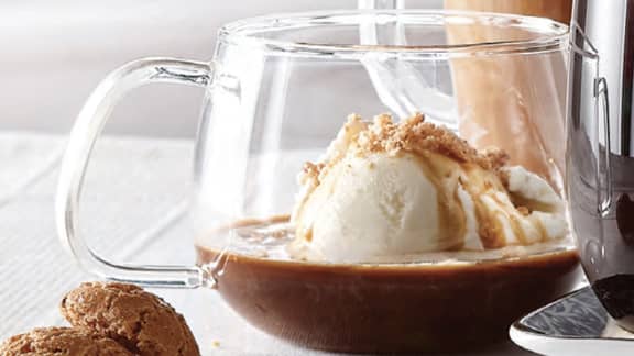 Affogato à l'amaretto