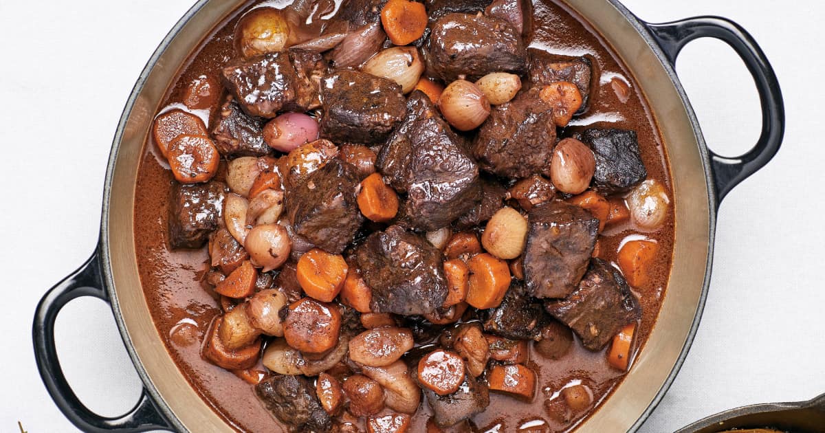 Boeuf bourguignon à la mijoteuse - Je Cuisine