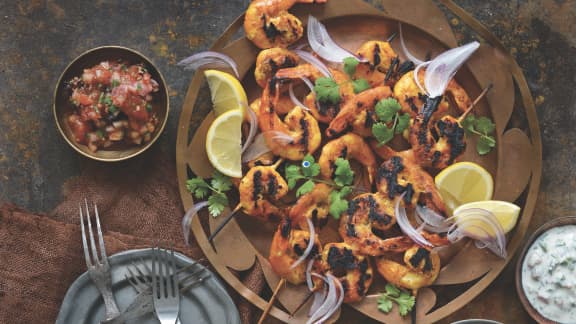 Mercredi : Crevettes tandoori