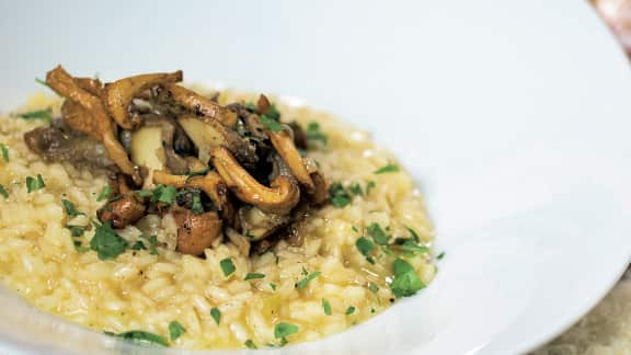 Risotto aux champignons