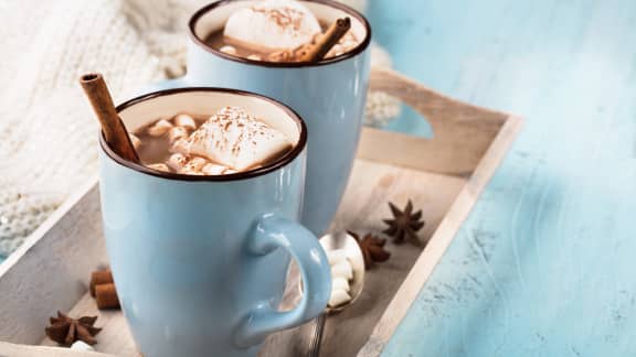 Chocolat chaud au sucre à glacer