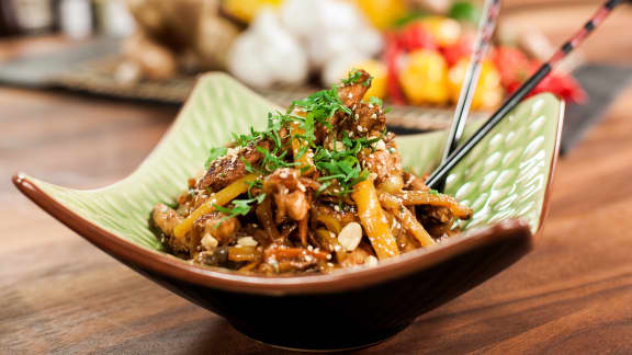 Sauté de poulet aux légumes