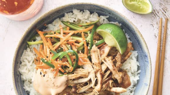 Bol de poulet Bánh mì