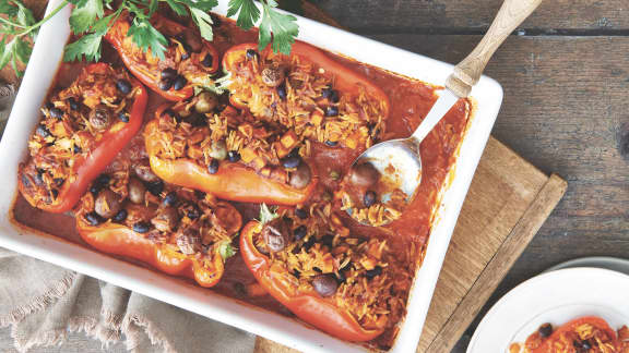 Poivrons farcis à l'espagnole