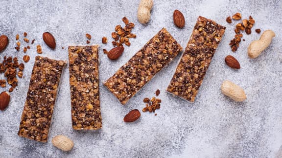 Barres granola choco-noix