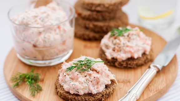Rillettes de saumon de Mathieu Groussard