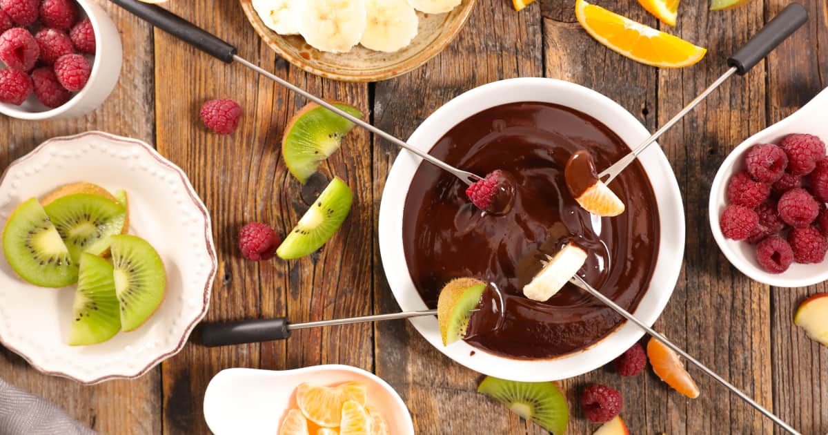 Recette de fondue au chocolat et à l’orange Zeste