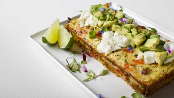 Casserole gourmande à la truite fumée et aux poireaux