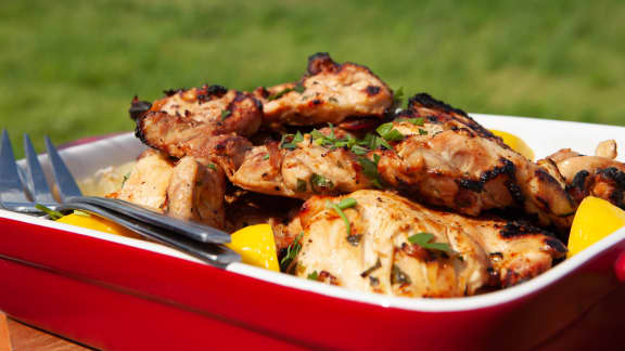 Poulet au babeurre et sauce crémeuse à l’aneth