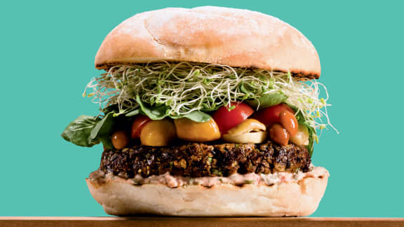 Mardi : Burger de haricots noirs