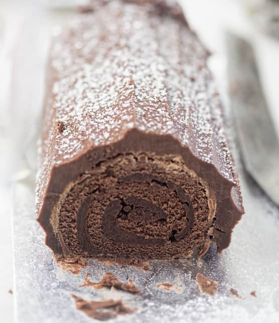 Bûche de Noël au chocolat